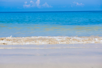 sea beach blue sky sand sun daylight