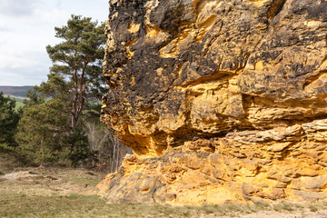 Obraz premium Kamelfelsen bei Westerhausen im Harz