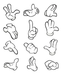 Gardinen Babyzimmer Illustration of a Hands in Gloves  © liusa