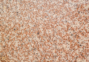 Brown granite stone texture, top view