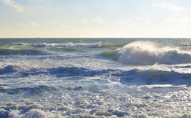 Obraz premium Sun Coloring Wave in Beautiful Colors