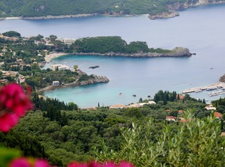 shore greece korfu