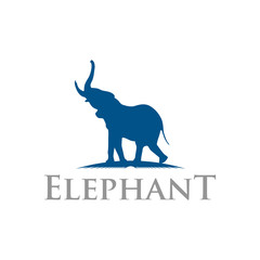 Elegant Big Elephant Logo Symbol Template