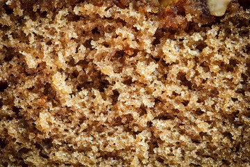 Cake surface texture close up image. Background and textures.