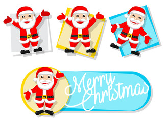 Joyful Santa Claus Expressions