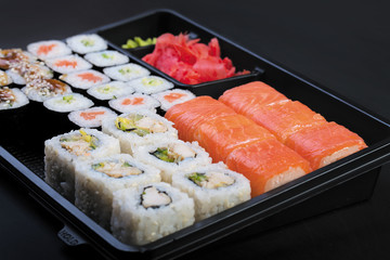 Large set of japanese rolls