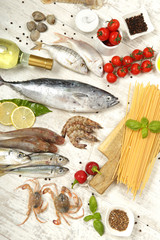 Fresh fish and other seafood