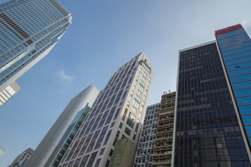 Fototapeta na wymiar Building in Hong Kong city