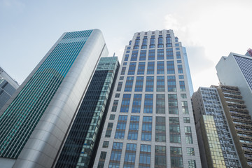 Fototapeta na wymiar Building in Hong Kong city