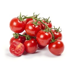 cherry tomato on white