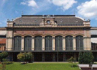 Nyugati Trainstation building from Budapest, Hungary
