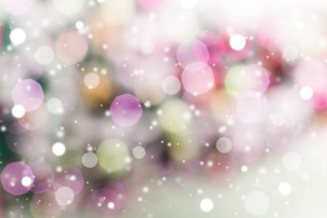 Obraz na płótnie Canvas Snowfall winter background. Christmas holiday time