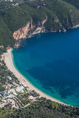 Fototapeta premium aerial view of the Greece coast line