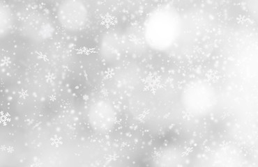 Christmas decoration on abstract background