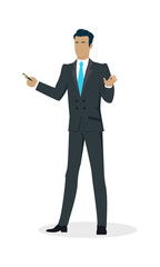 Businessman with Pointer