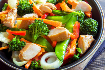 stir fry with chicken