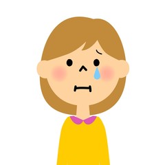 泣く女の子