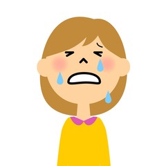 号泣する女の子