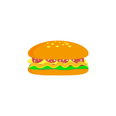 Sandwich icon vector