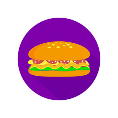 Sandwich icon vector
