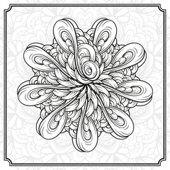 Abstract round design element