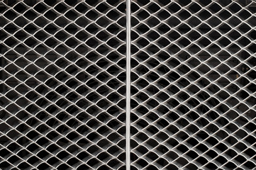 Grill part of car