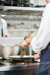 Chef preparing food
