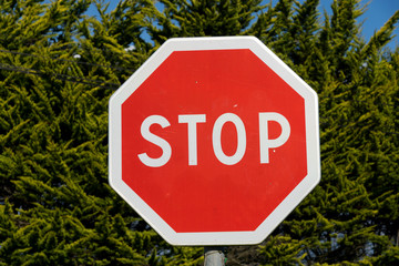 Ein Stopp Schild