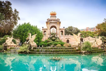 Cercles muraux Fontaine Parc de la Ciutadella, Barcelone, Espagne