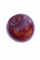 Rome apple (Malus domestica Rome). Called Red Rome, Rome Beauty and Gillett's Seedling also. Image of apple isolated on white background