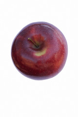 Rome apple (Malus domestica Rome). Called Red Rome, Rome Beauty and Gillett's Seedling also. Image of apple isolated on white background