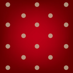 Polka dots red background