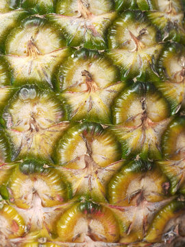 Detail pineapple close-up