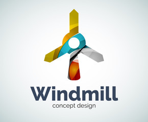 Windmill logo template