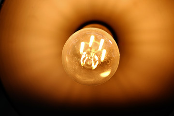 Close up lamp for background.(Selective focus)