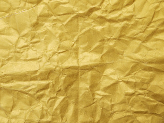 gold crumpled paper texture