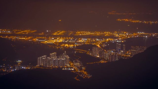 Hong Kong Airport at night 2