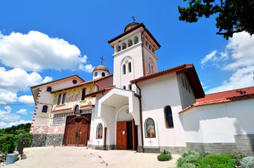 Fototapeta na wymiar The church of Klisurski monastery at Bankya, Bulgaria