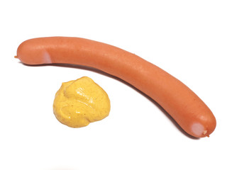 Würstchen mit Senf