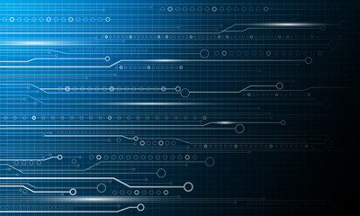 Abstract computer circuit board.Vector