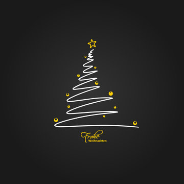abstract Christmas Tree 