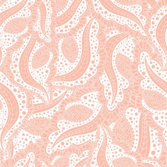 Abstract seamless floral pattern in pastel colors. Ornament for greeting cards.
