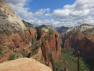 Trail to Angels landing, Zion National Park, USA
