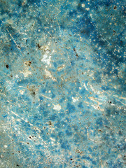 Blue grunge textured wall