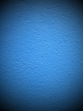 Concrete Of A Blue Wall Background