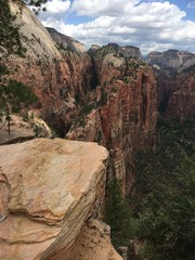 Trail to Angels landing, Zion National Park, USA
