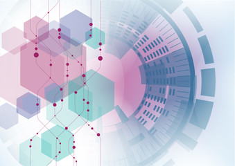 Obraz premium technology background