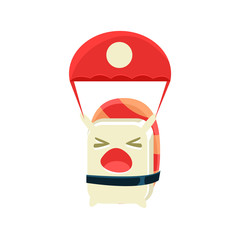 Kamikaze Funny Maki Sushi Character
