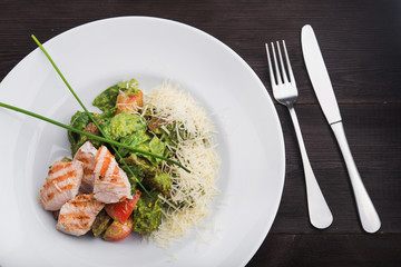 caesar salad with chicken