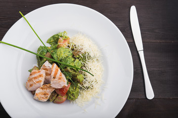 caesar salad with chicken